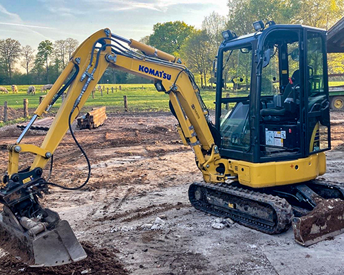 Komatsu Minibagger 2,4 Tonnen zur miete
