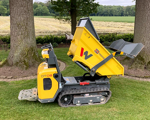 Raupendumper selbst beladen